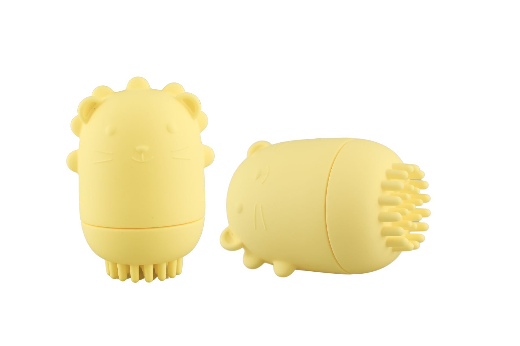 SILICONE ANIMAL BATH SHOWER BRUSH 2PCS SET - Bamboo Sprout