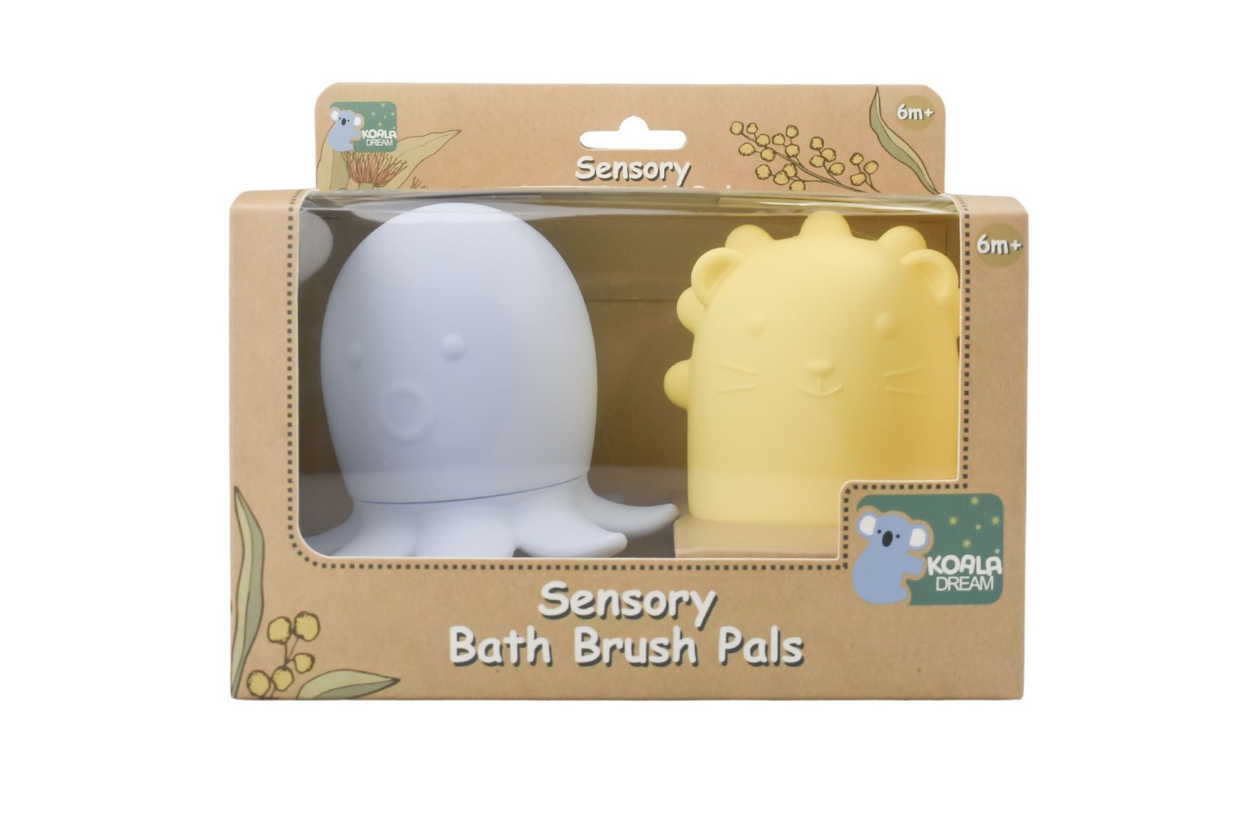 SILICONE ANIMAL BATH SHOWER BRUSH 2PCS SET - Bamboo Sprout