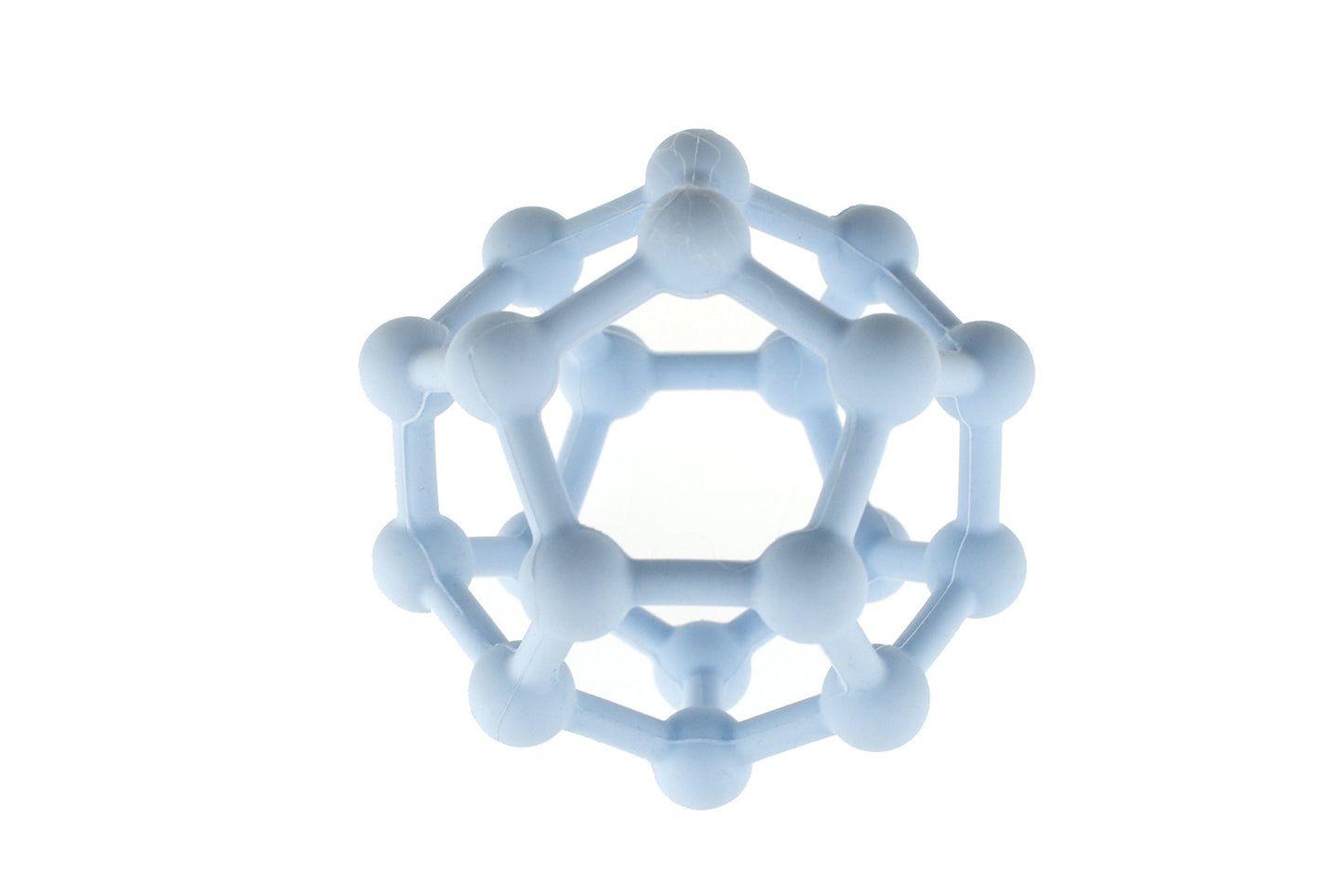 SILICONE ATOMIC TEETHER GRIP BALL - BLUE - Bamboo Sprout