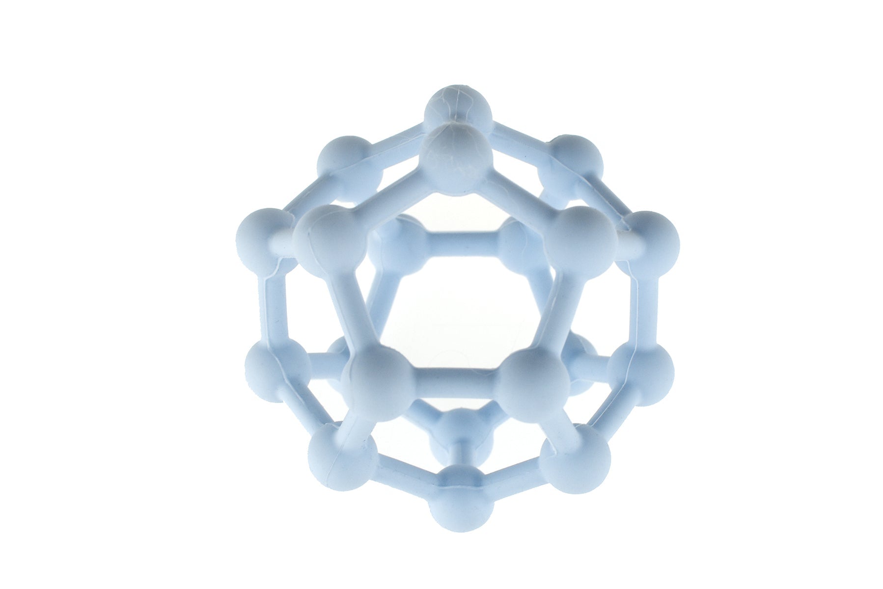 SILICONE ATOMIC TEETHER GRIP BALL - BLUE - Bamboo Sprout