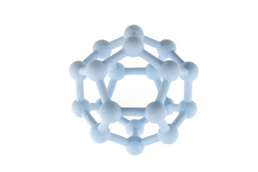 SILICONE ATOMIC TEETHER GRIP BALL - BLUE - Bamboo Sprout