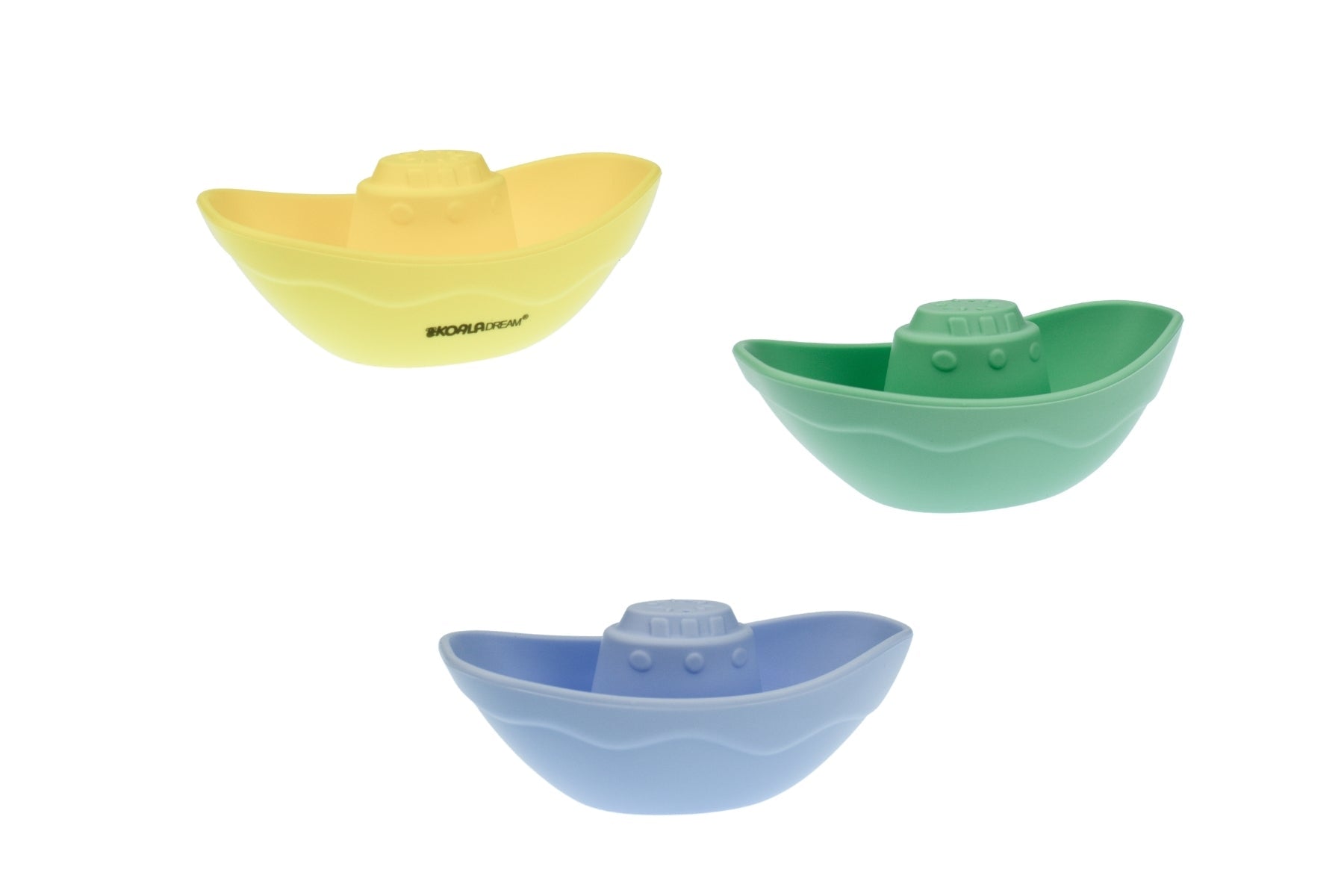 SILICONE BATH TUG BOATS 3PC SET - Bamboo Sprout