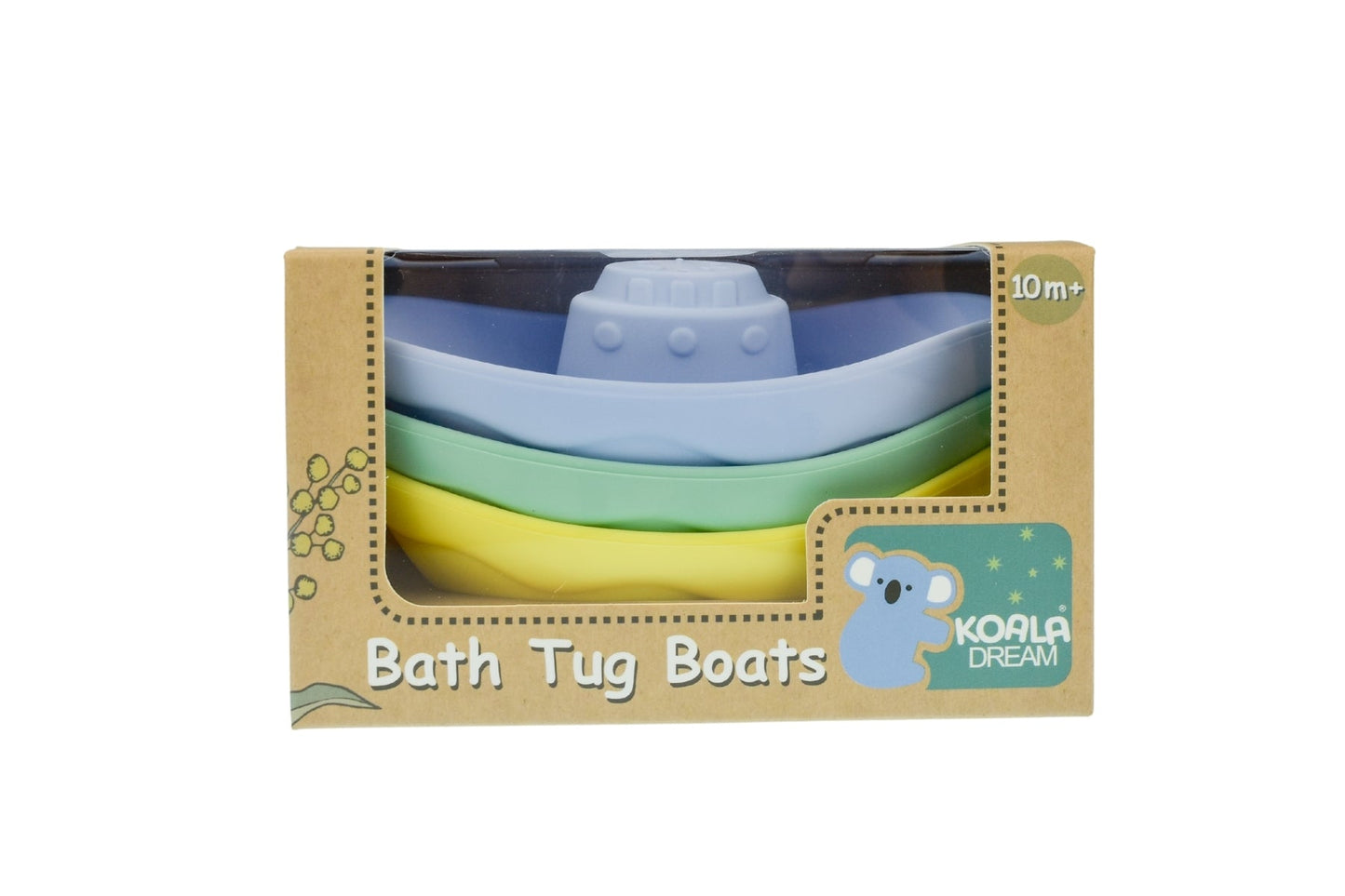 SILICONE BATH TUG BOATS 3PC SET - Bamboo Sprout