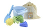 6PC SILICONE BEACH SET BLUE SUNDAE - Bamboo Sprout