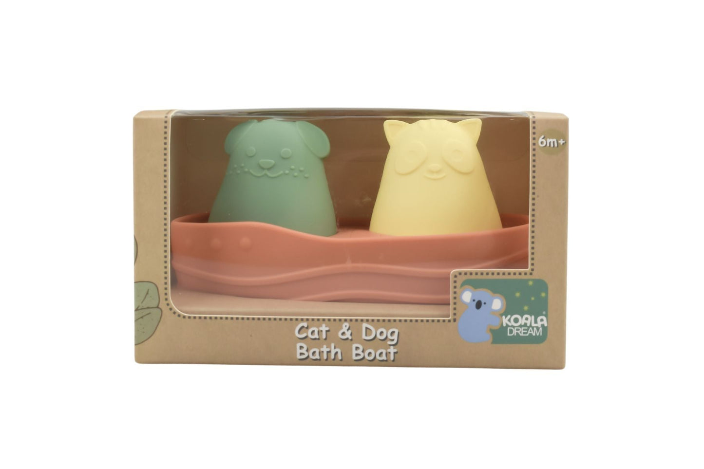 SILICONE CAT AND DOG BATH BOAT ORANGE - Bamboo Sprout