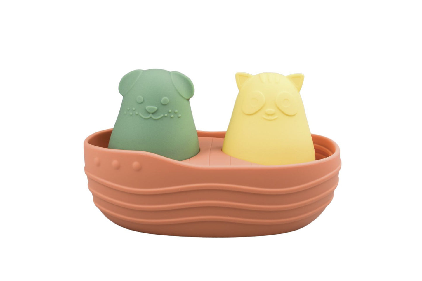 SILICONE CAT AND DOG BATH BOAT ORANGE - Bamboo Sprout