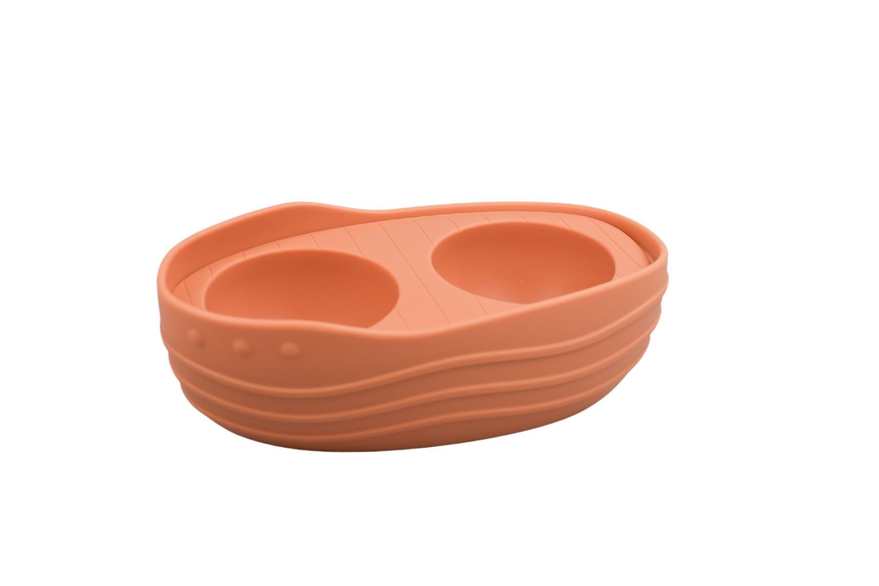 SILICONE CAT AND DOG BATH BOAT ORANGE - Bamboo Sprout
