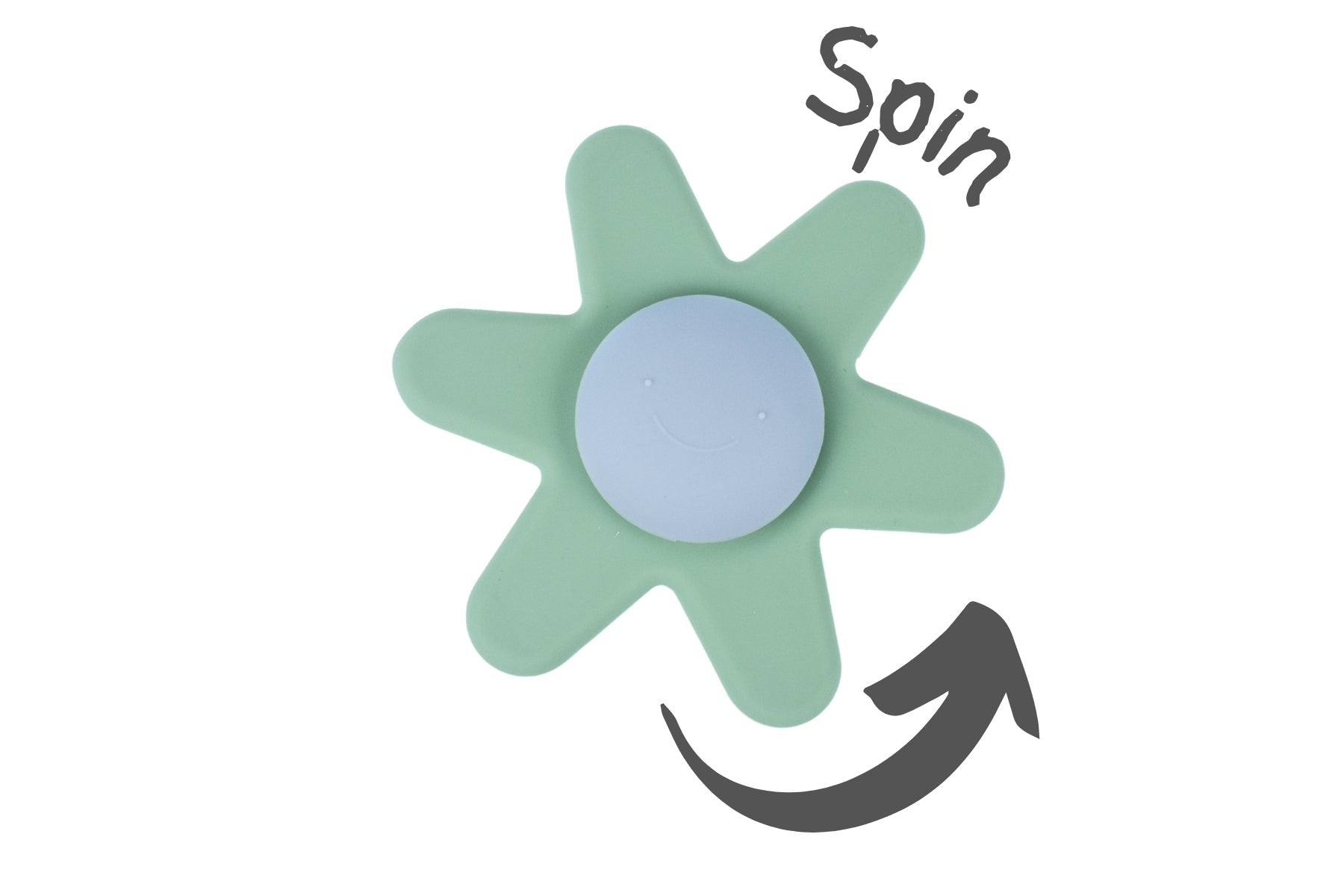 SILICONE DAISY SPINNER GREEN - Bamboo Sprout