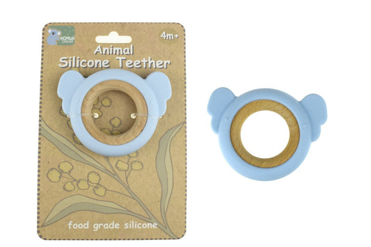 SILICONE KOALA TEETHER - BLUE - Bamboo Sprout