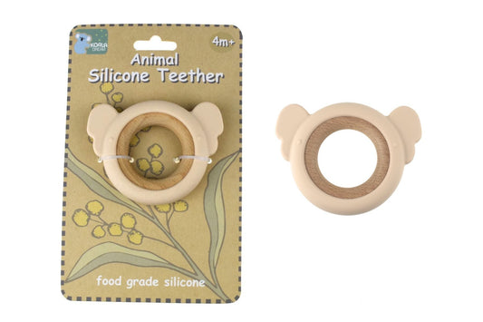 SILICONE KOALA TEETHER - PINK - Bamboo Sprout