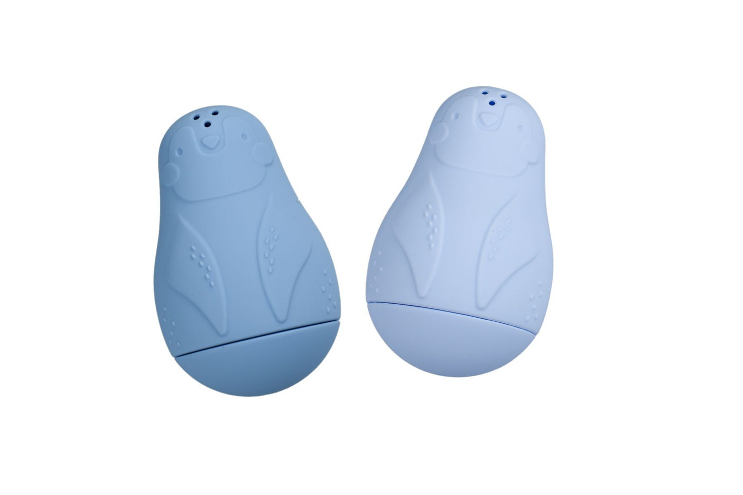 SILICONE PENGUINS BATH BOAT PURPLE - Bamboo Sprout