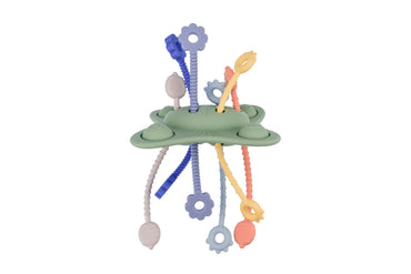 SILICONE POP & PULL SENSORY TEETHER - Bamboo Sprout