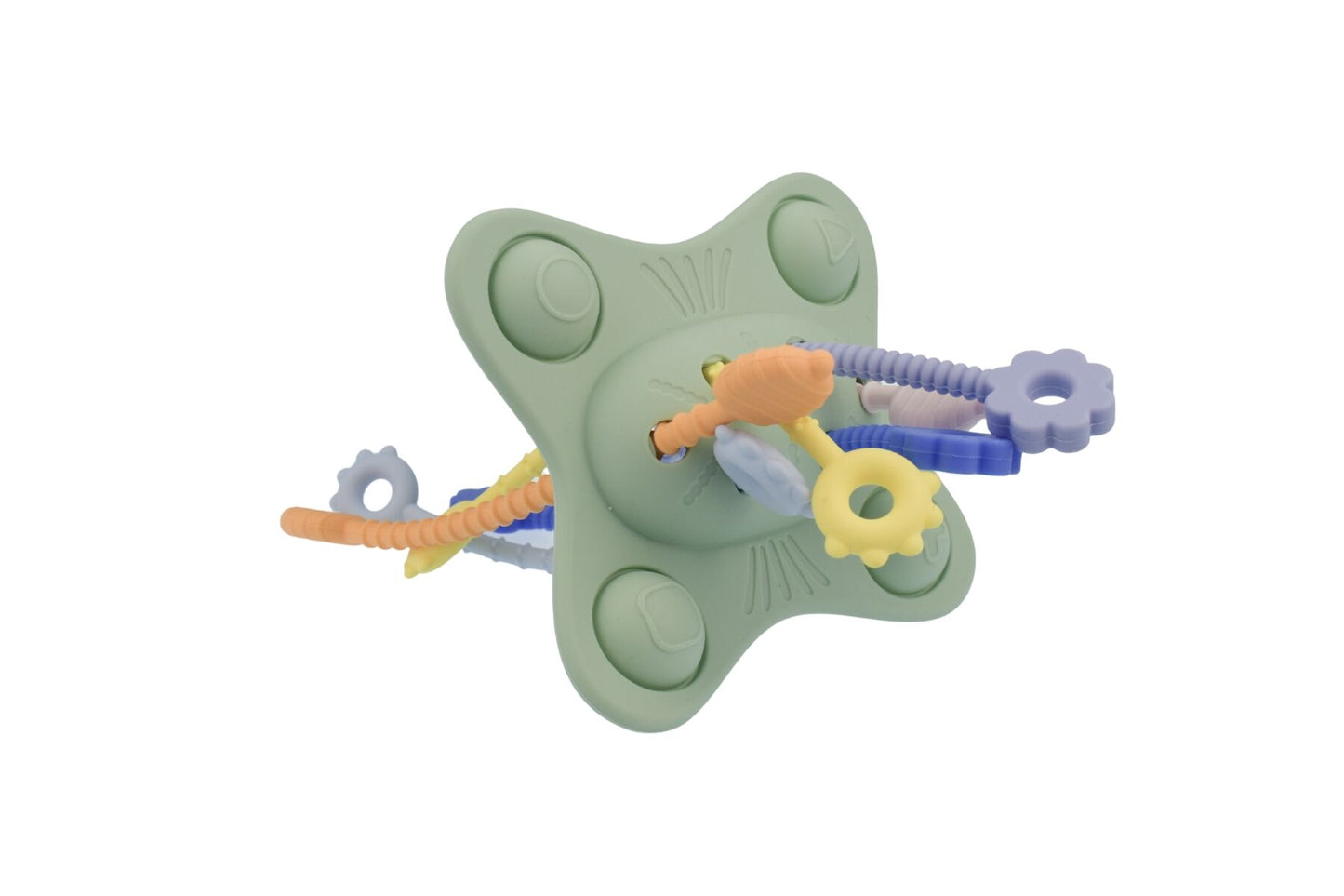 SILICONE POP & PULL SENSORY TEETHER - Bamboo Sprout