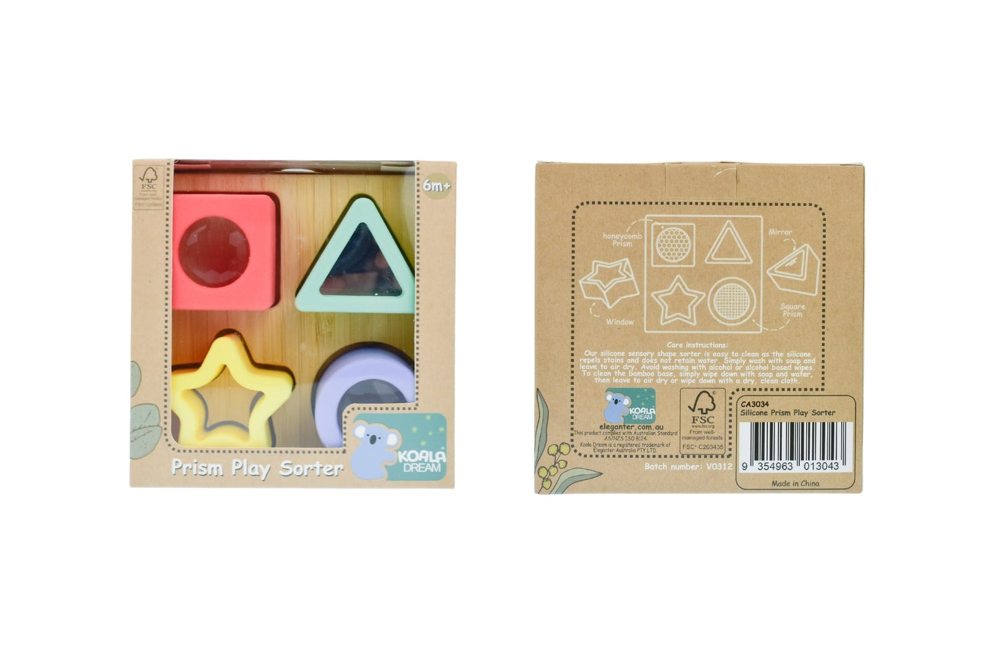 SILICONE PRISM SHAPE SORTER - Bamboo Sprout