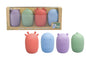 SILICONE SAFARI SPLASH ANIMAL POURERS 4 PCS SET - BRIGHTS - Bamboo Sprout