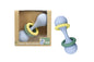 SILICONE SENSORY MARACA RATTTLE BLUE - Bamboo Sprout