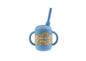 SILICONE SIPPY CUP WITH STRAW - BLUE - Bamboo Sprout