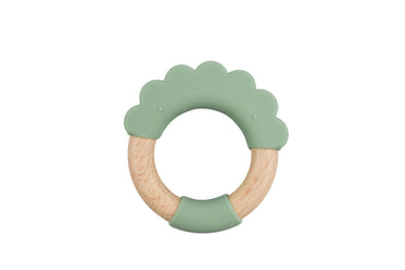 SILICONE TEETHER CLOUD GREEN - Bamboo Sprout