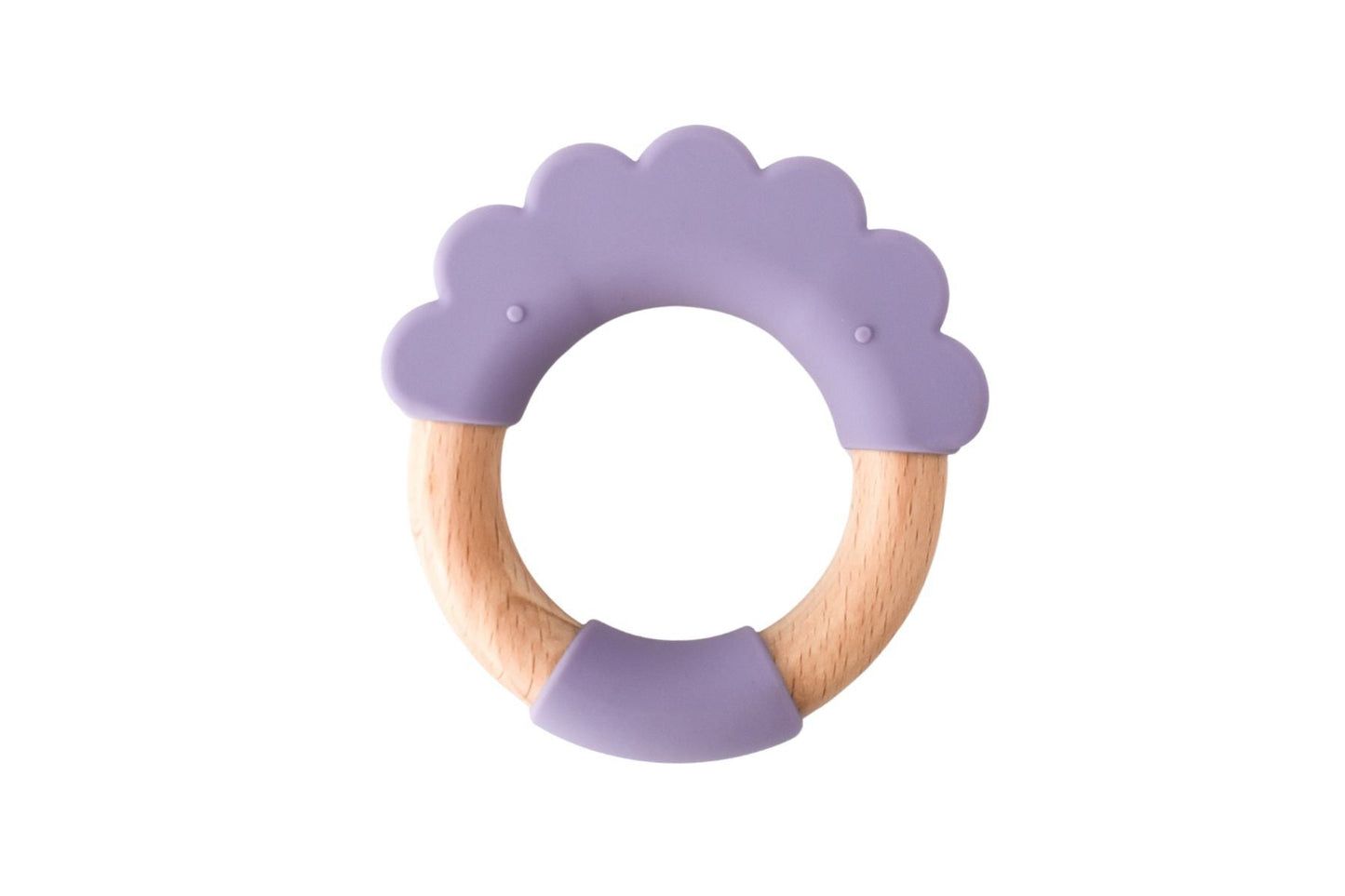 SILICONE TEETHER CLOUD PURPLE - Bamboo Sprout
