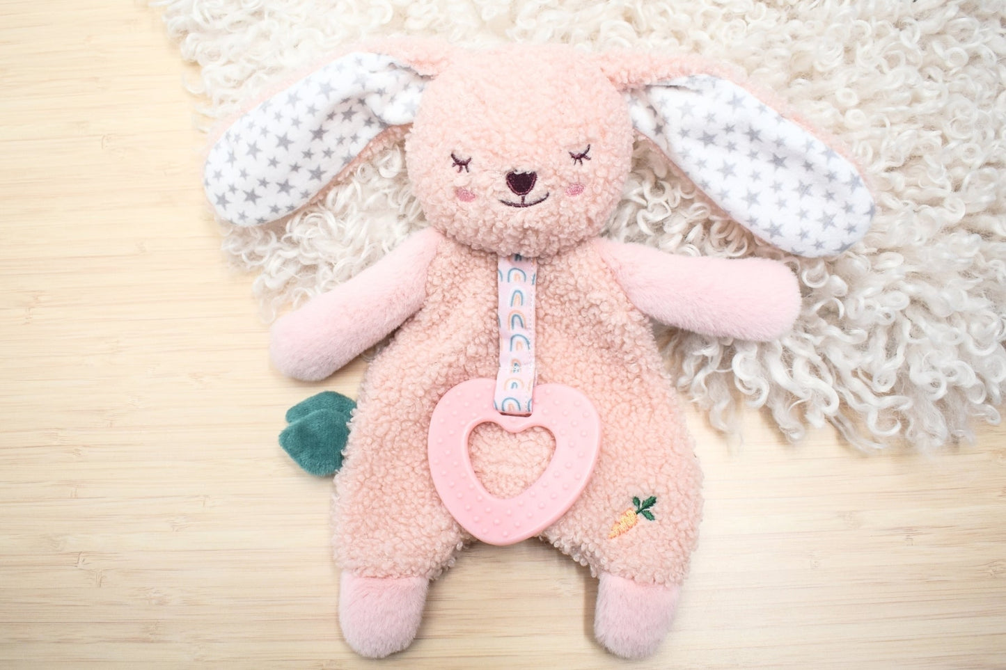 SNUGGLE BUDDY BERRY BUNNY SOFT SNUGGLER - Bamboo Sprout