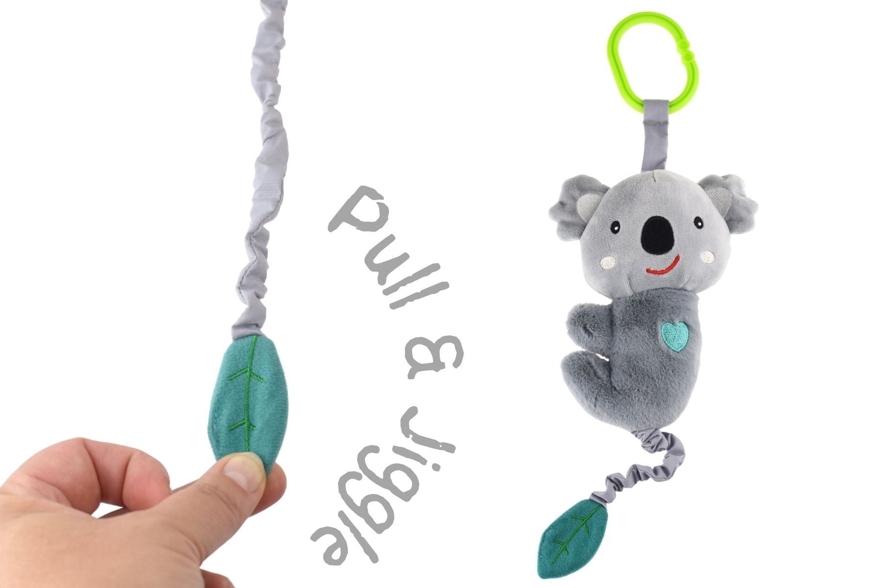 SNUGGLE BUDDY KUDDLY KOALA JIGGLER - Bamboo Sprout