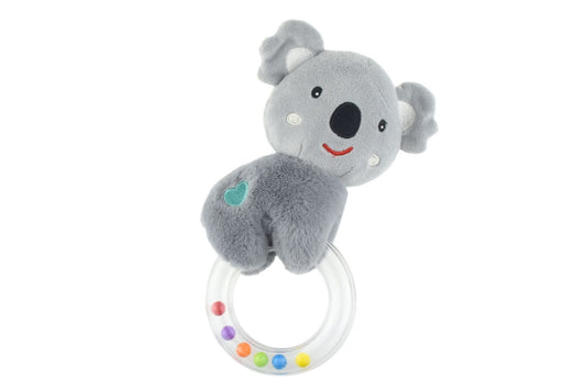 SNUGGLE BUDDY KUDDLY KOALA RING RATTLE - Bamboo Sprout