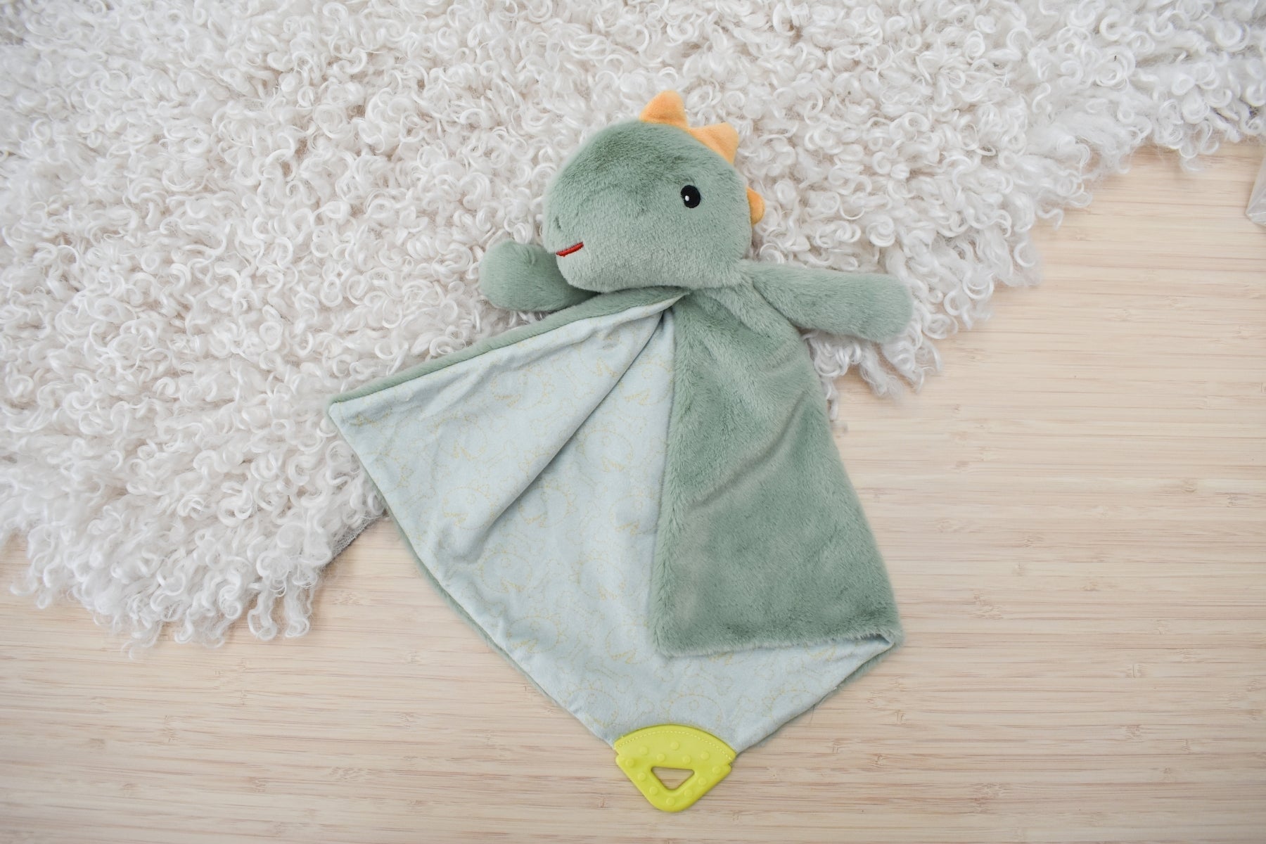 SNUGGLE BUDDY MINTY DINOSAUR BLANKET - Bamboo Sprout