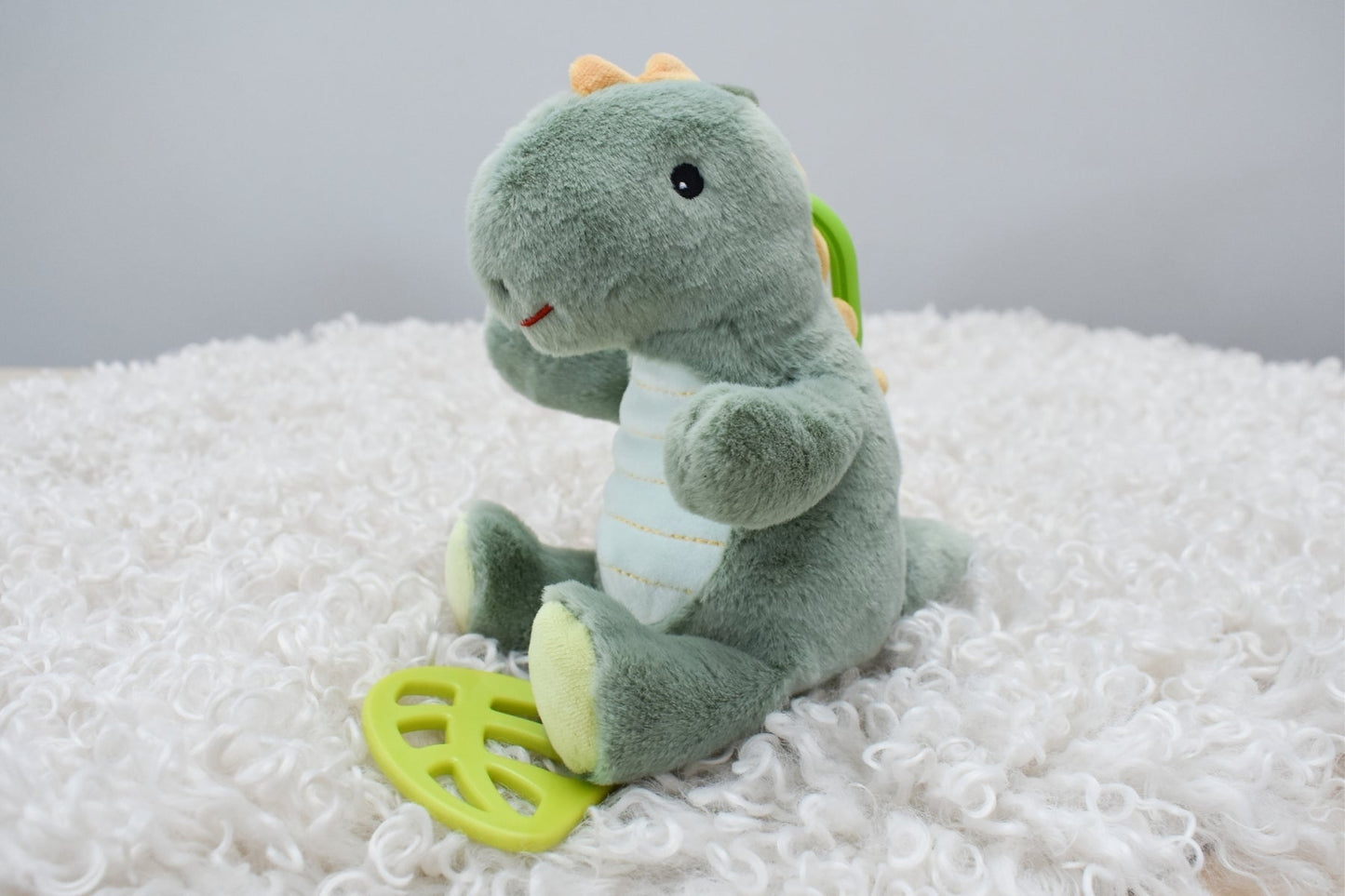 SNUGGLE BUDDY MINTY DINOSAUR JIGGLER - Bamboo Sprout