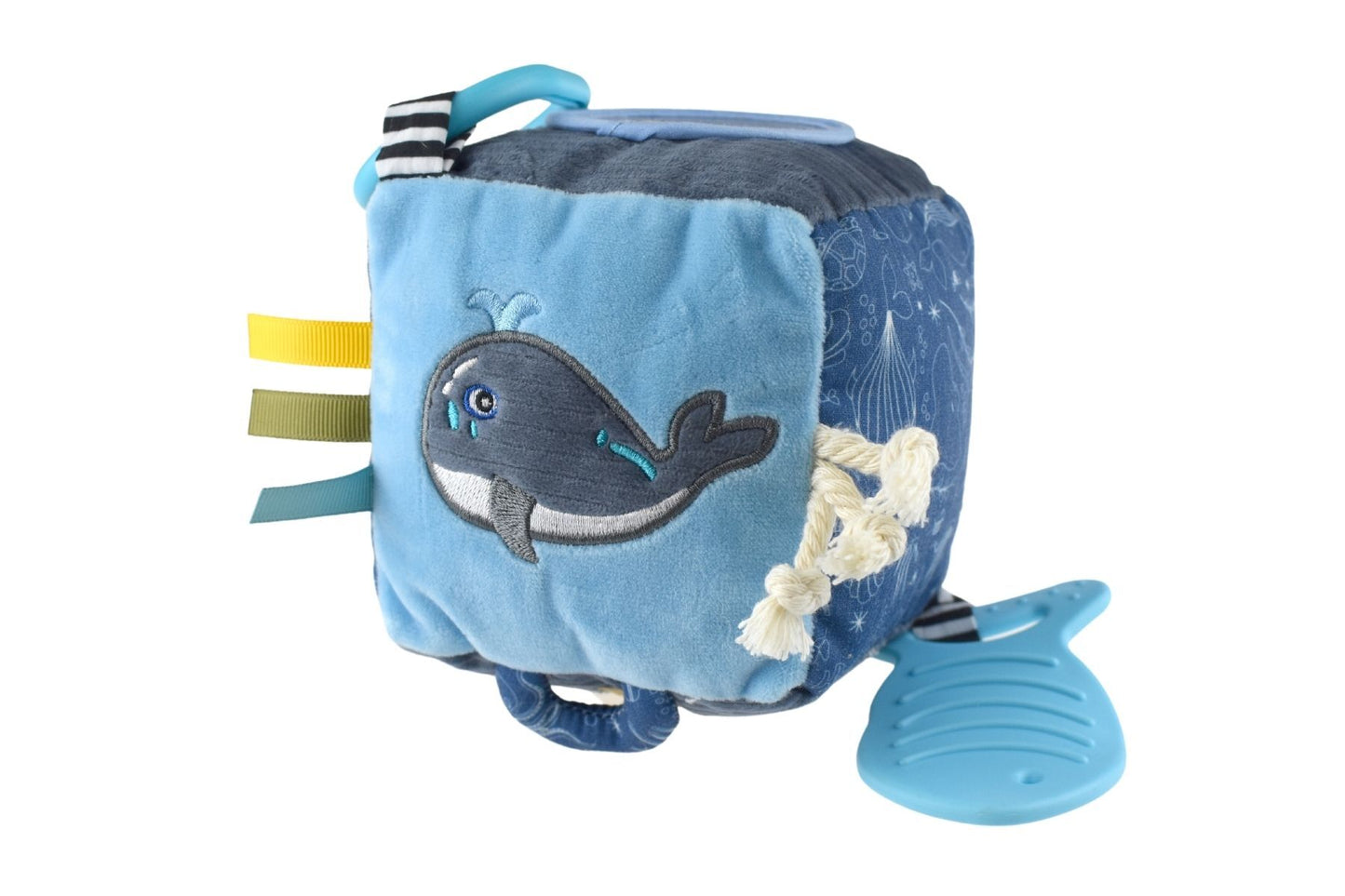 SNUGGLE BUDDY SPLASHY WHALE DISCOVERY CUBE - Bamboo Sprout