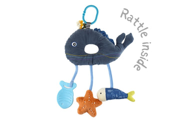 SNUGGLE BUDDY SPLASHY WHALE FRIEND DANGLER - Bamboo Sprout