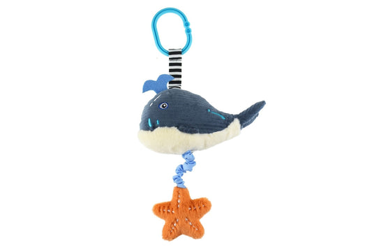 SNUGGLE BUDDY SPLASHY WHALE JIGGLER - Bamboo Sprout