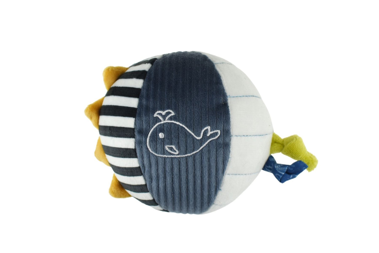 SNUGGLE BUDDY SPLASHY WHALE TEXTURED BALL - Bamboo Sprout