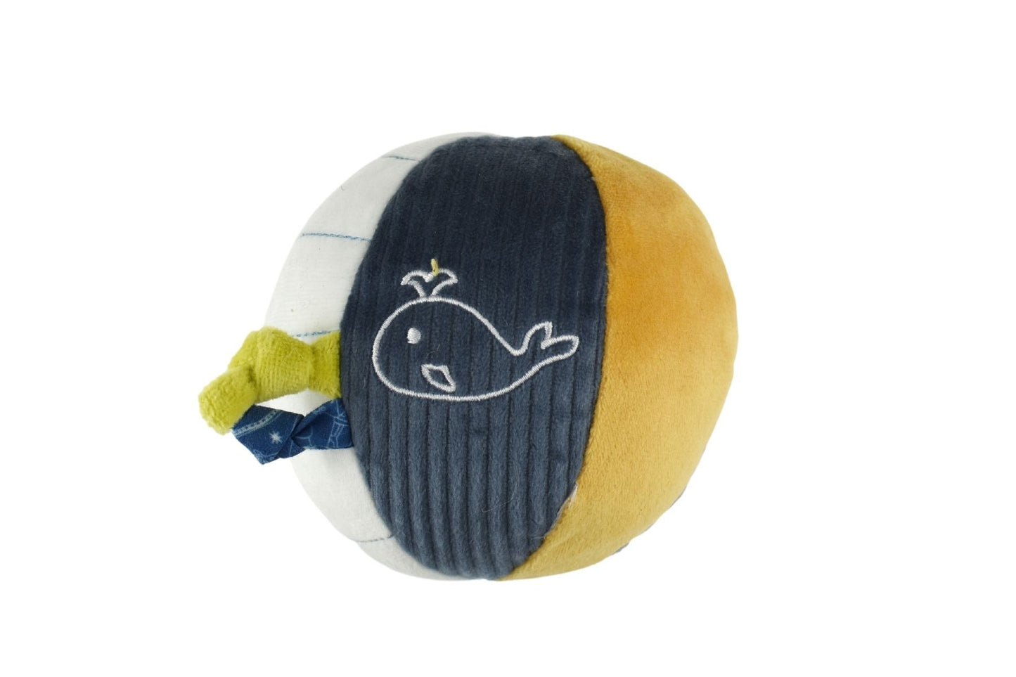 SNUGGLE BUDDY SPLASHY WHALE TEXTURED BALL - Bamboo Sprout