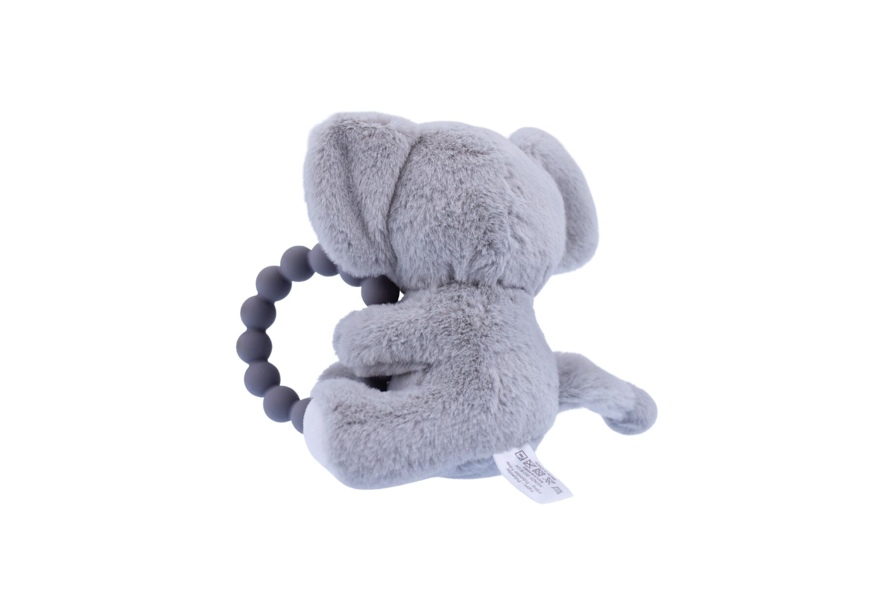 SNUGGLE PAL ELLIS ELEPHANT WITH SILICONE TEETHING RING - Bamboo Sprout