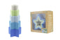 STACKING STARS 5 PC SILICONE SET - BLUE/GREEN - Bamboo Sprout