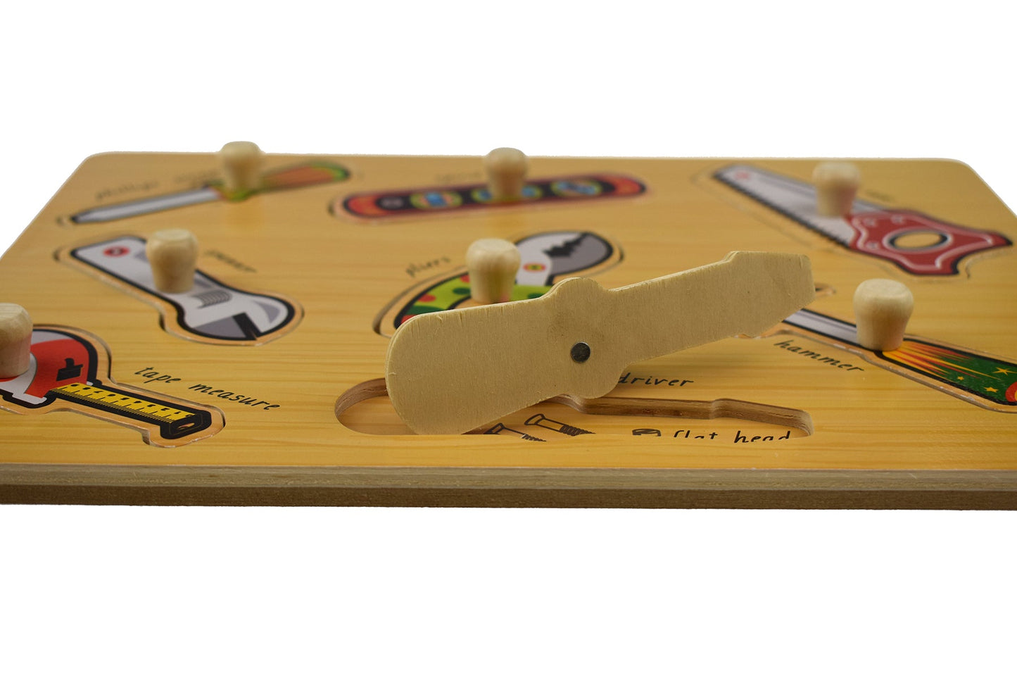 2 IN 1 TOOLS PEG PUZZLE - Bamboo Sprout
