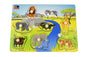 2 IN 1 WILD ANIMAL PEG PUZZLE - Bamboo Sprout