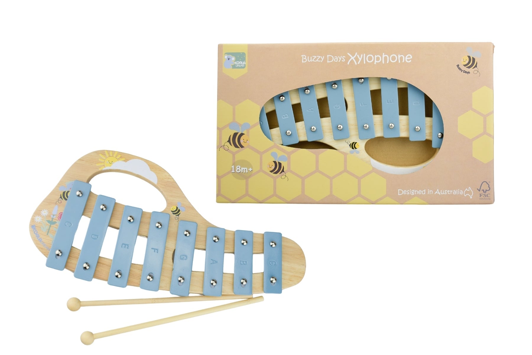 BUZZY DAYS BEE XYLOPHONE - Bamboo Sprout