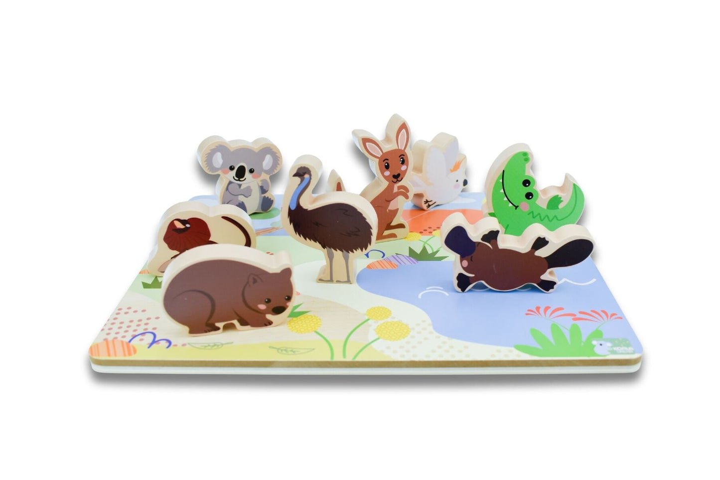 BUSH BUDDIES AUSTRALIAN ANIMALS WOODEN CHUNKY PUZZLE - Bamboo Sprout
