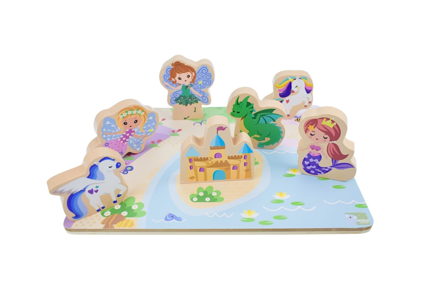 WOODEN CHUNKY PUZZLE FANTASY FAIRYTALE - Bamboo Sprout