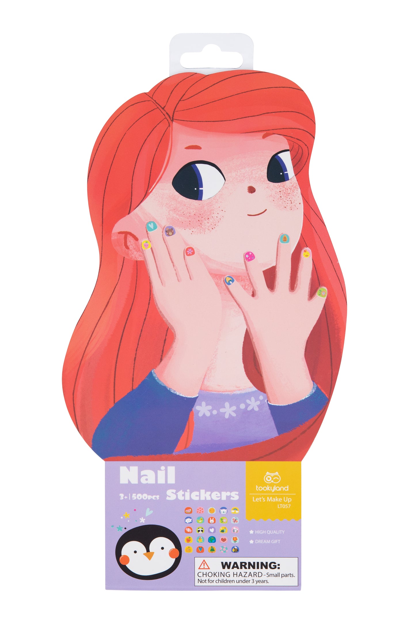 Fun & Cute Kids Finger Nail Stickers Set