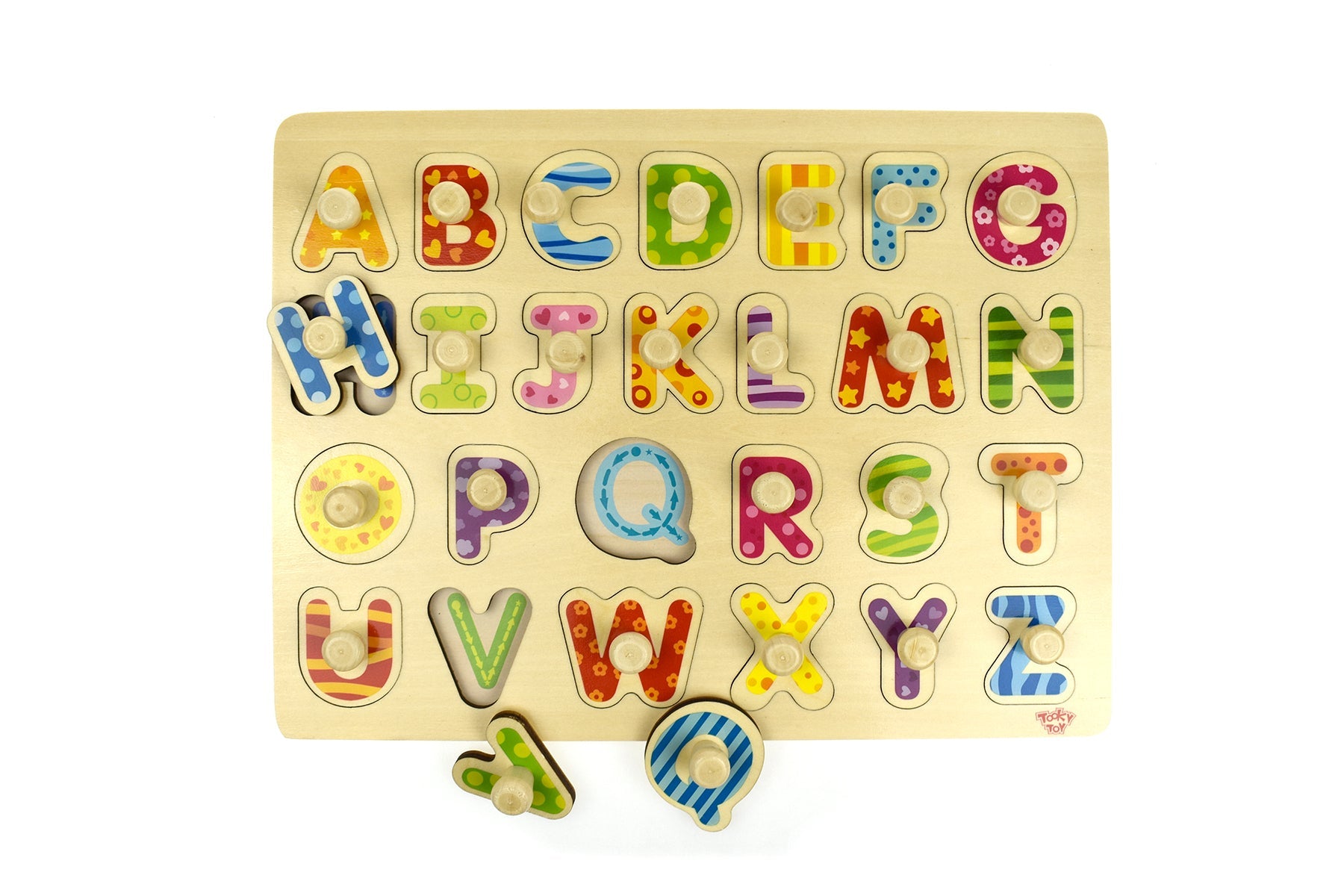 ALPHABET PEG PUZZLE - Bamboo Sprout