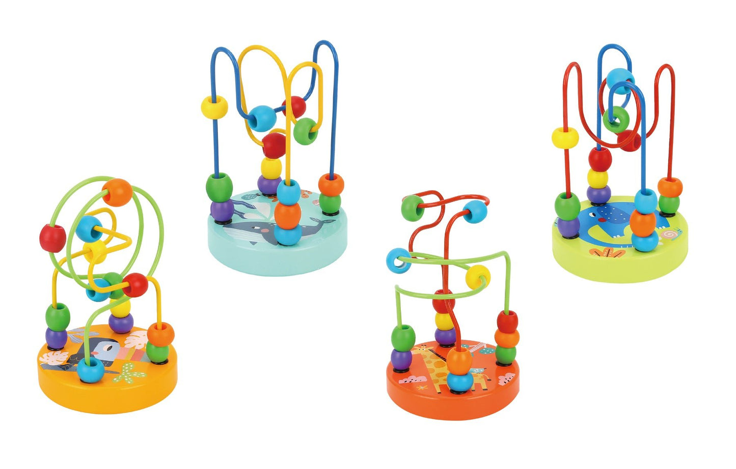 ANIMAL BEADS COASTER PACK OF 4 - Bamboo Sprout