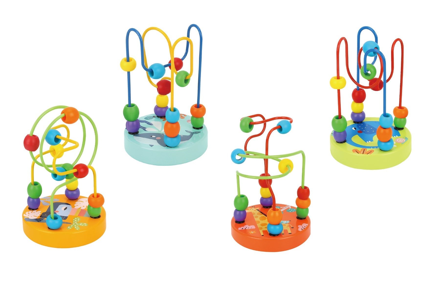ANIMAL BEADS COASTER PACK OF 4 - Bamboo Sprout