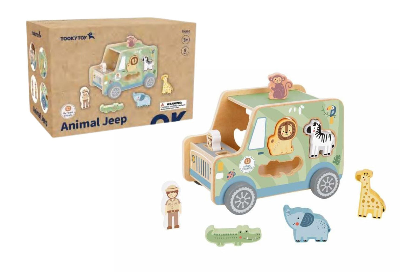 MY FOREST FRIENDS ANIMAL JEEP - Bamboo Sprout