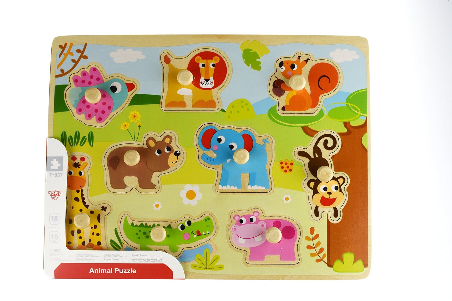 ANIMAL PEG PUZZLE - Bamboo Sprout