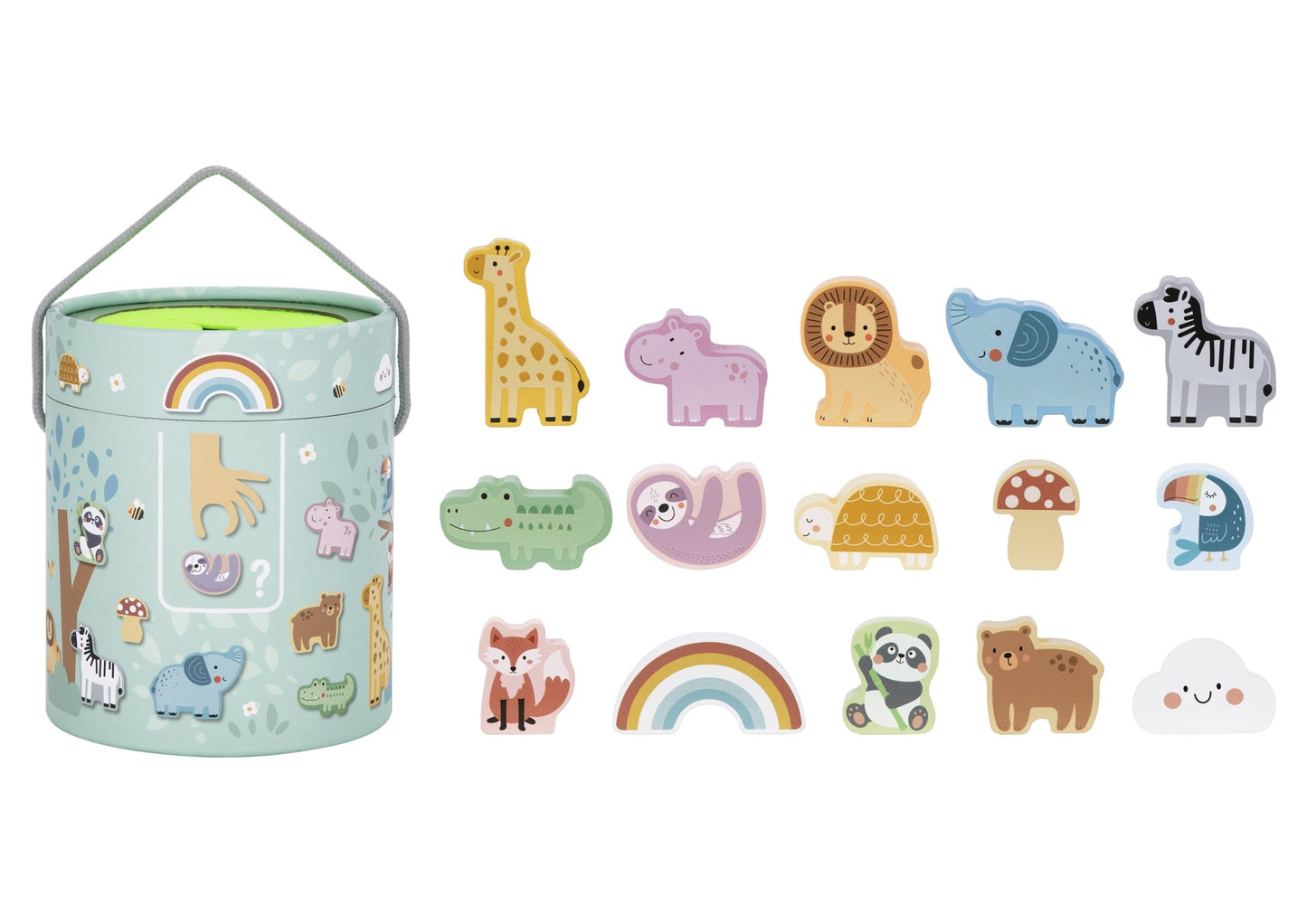 MY FOREST FRIENDS ANIMAL TOUCH AND MATCH MYSTERY BUCKET - Bamboo Sprout