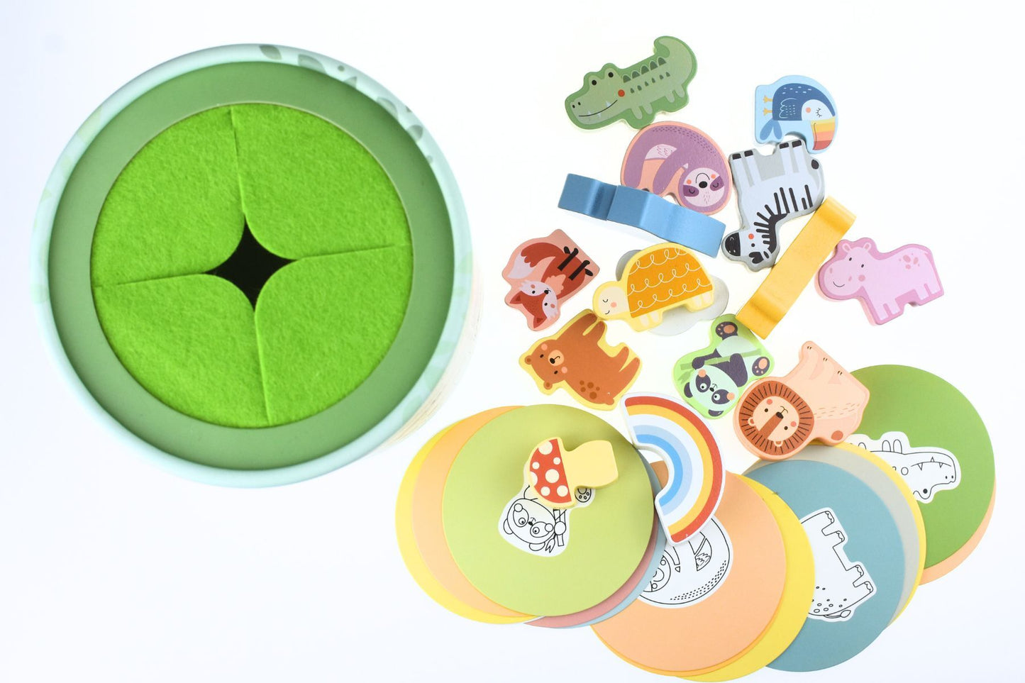 MY FOREST FRIENDS ANIMAL TOUCH AND MATCH MYSTERY BUCKET - Bamboo Sprout