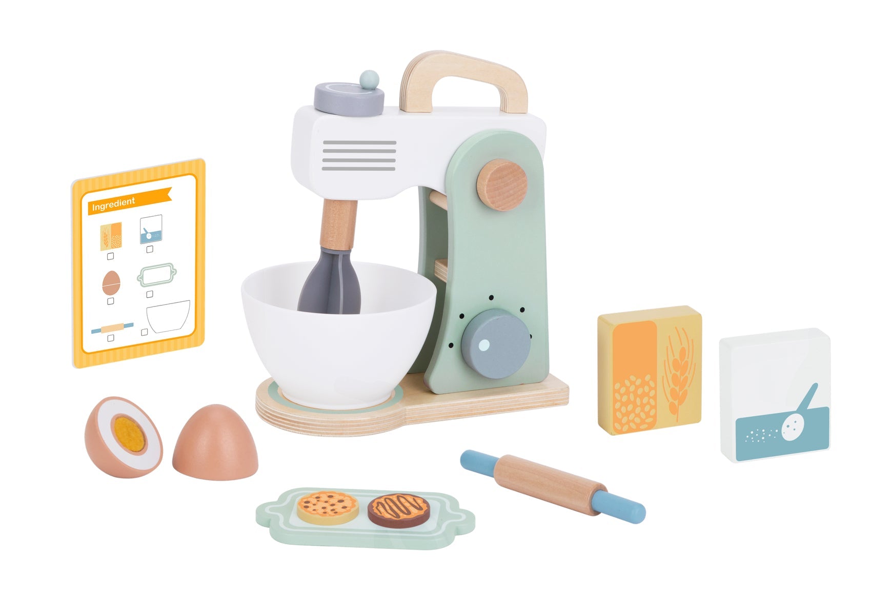 WOODEN BAKING MIXER SET - Bamboo Sprout