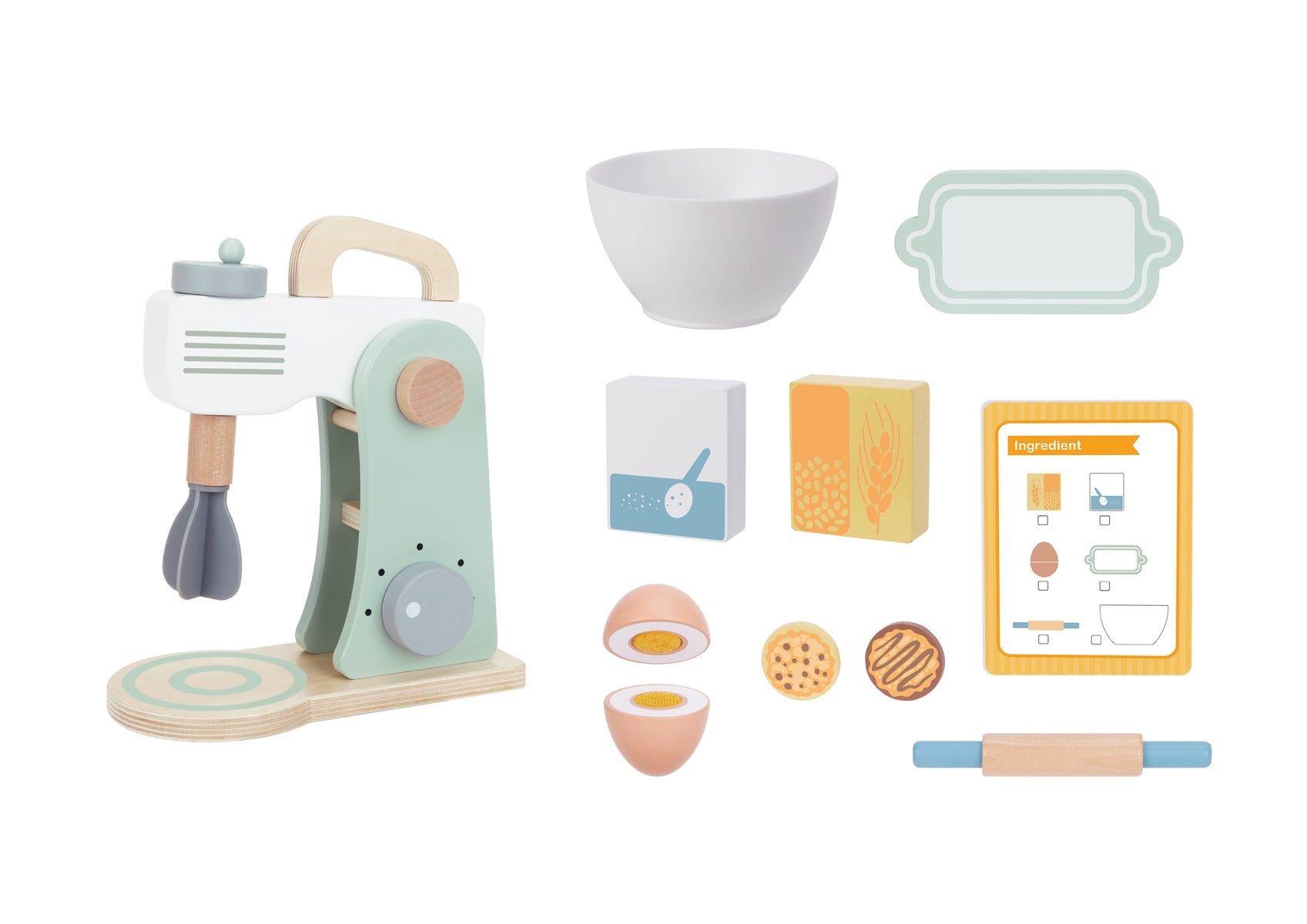 WOODEN BAKING MIXER SET - Bamboo Sprout